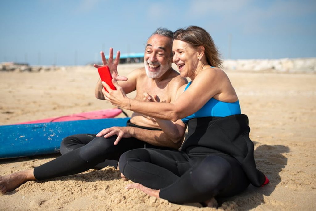 Healthy Australians enjoying an active lifestyle outdoors.