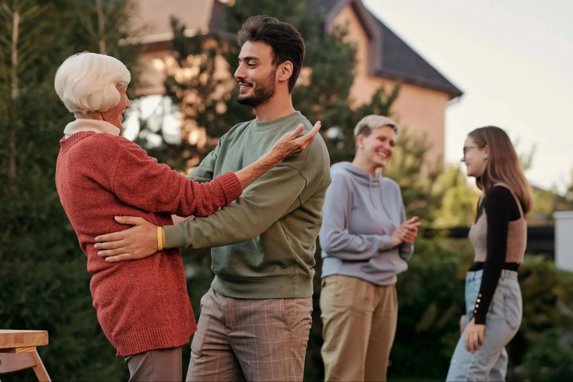 Multi-generational family representing long-term wealth transfer